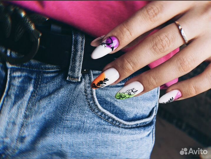 Маникюр, педикюр, покрытие, наращивание