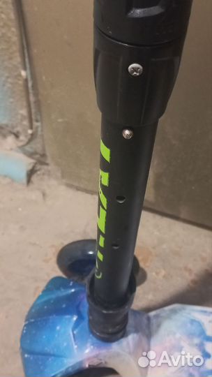 Самокат трёхколёсный святящиеся колеса