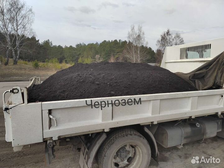 Куриный помет, перегной, чернозем, торф