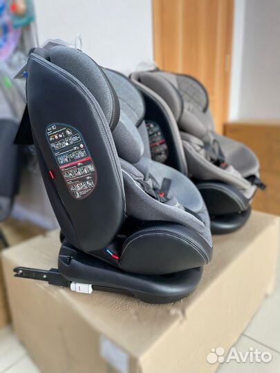 Автокресло с 0 до 36кг поворотное с изофикс