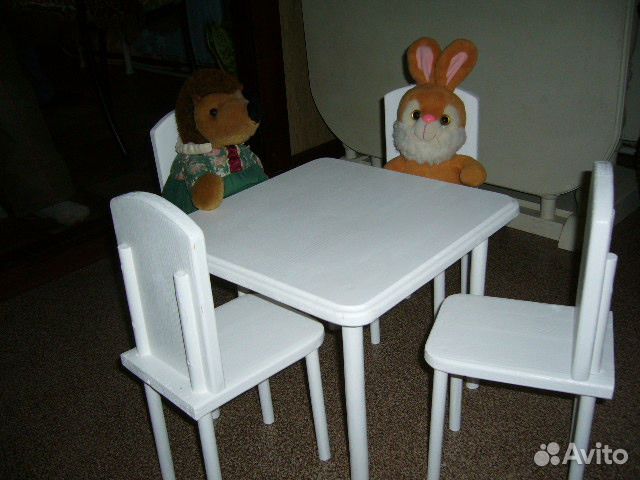 Деревянная мебель для кукол