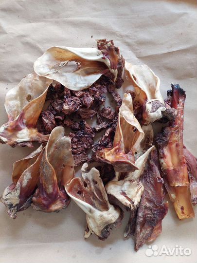 Натуральные сушёные лакомства для животных