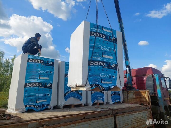 Газобетонный блок 600 250