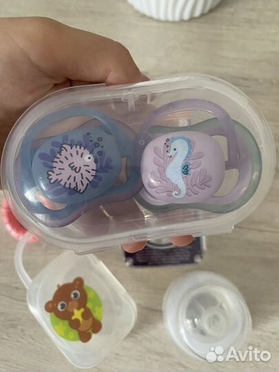 Соски Avent 6-18 мес, соска на бутылочку Avent 1+