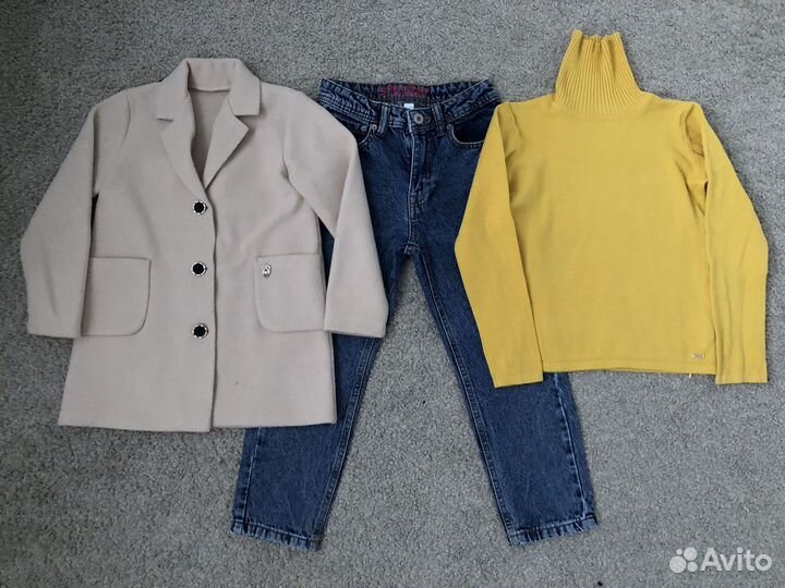 Вещи пакетом на девочку 122 128