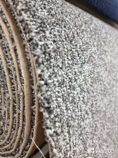 Ковролин серый фризе на отрез
