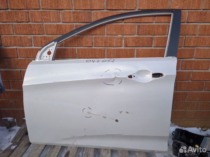 Дверь передняя левая Hyundai Solaris Солярис 2011