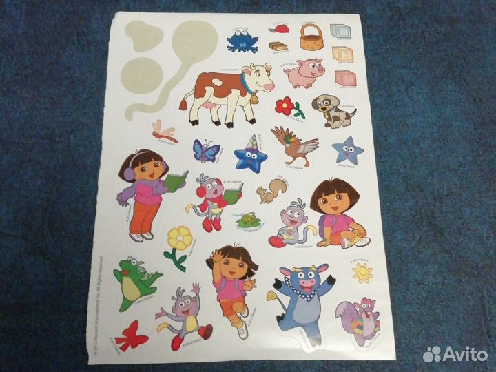 Наклейки Даша путешественница Viacom 2012