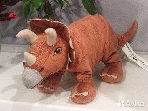 Детская игрушка IKEA Трицератопс динозавр