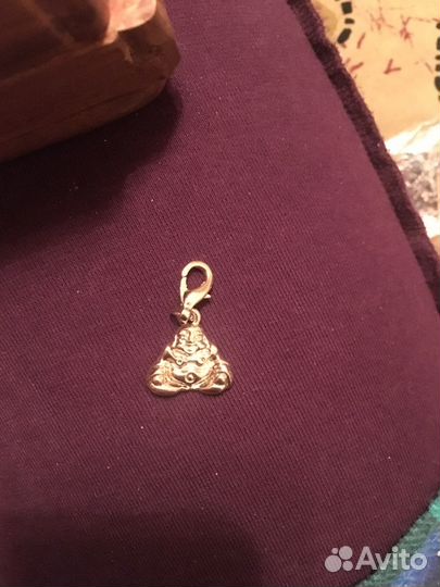 Серьги и кольцо серебро позолоти с природными руби