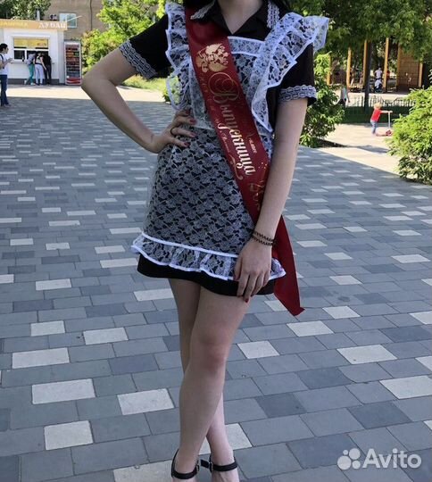 Школьный фартук и платье