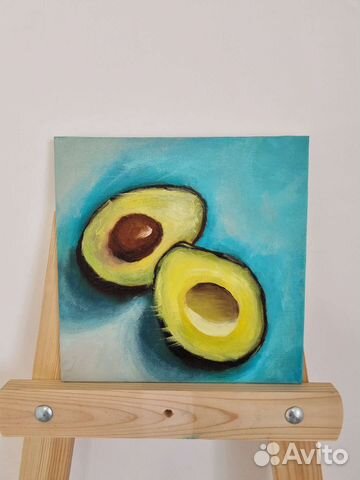 Авокадо. Картина маслом
