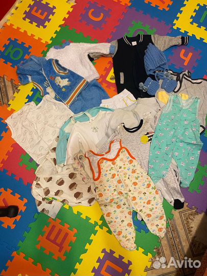 Одежда пакетом на мальчика 68,74,80