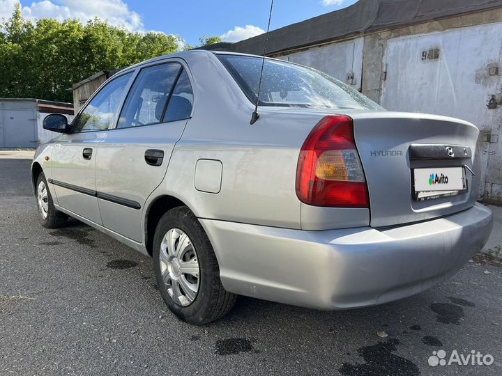 Hyundai Accent 1.5 МТ, 2003, 245 000 км