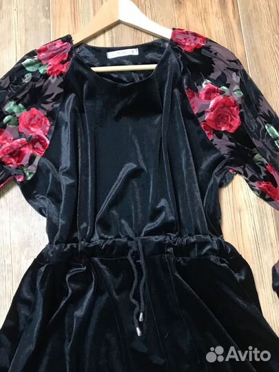 Платье женское бархатное 46-50 р