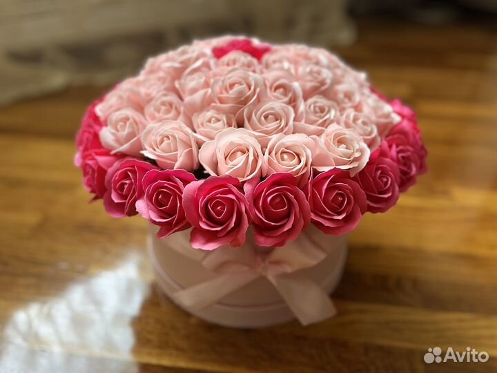 Мыльные розы букеты