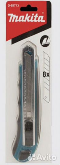 Нож с сегментированным лезвием (8 лезвий), Makita