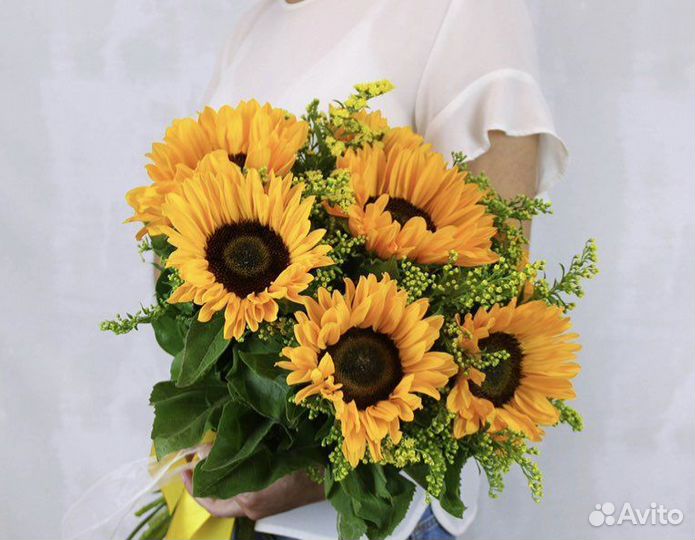 Букет подсолнухов