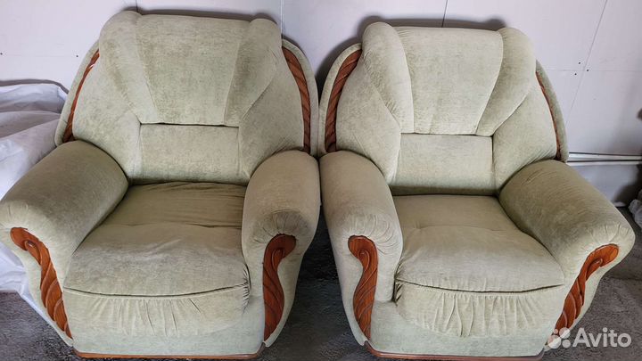 Диван, 2 Кресла