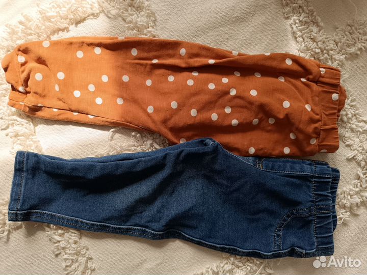 Пакет фирменных вещей для девочки 80 86