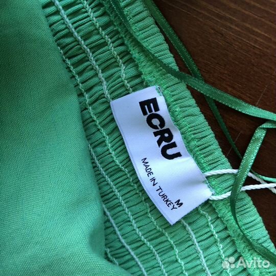 Топ корсет льняной лен lime zara ecru новый М