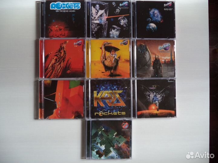 Rockets, Visitors, Red Zone Planet на CD