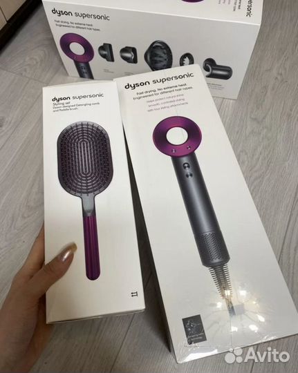 Фен dyson supersonic hd08 малайзия + расчески