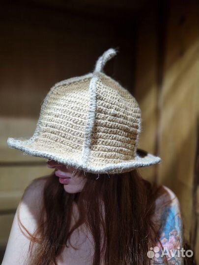 Шапка для бани и сауны