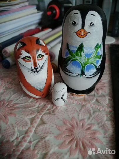 Матрешка деревянная