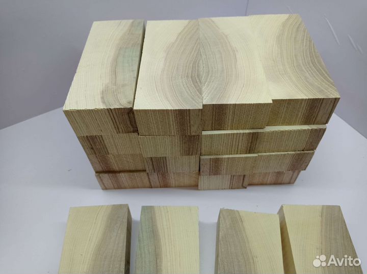 Ясень торцевой заготовка на рукоять ножа