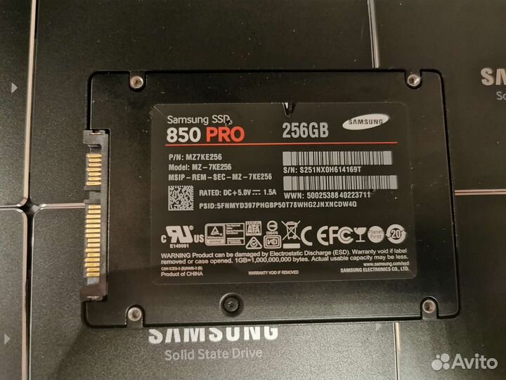 Ssd samsung 850 pro 256gb