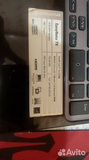 Ноутбук Packard Bell i3 15,6