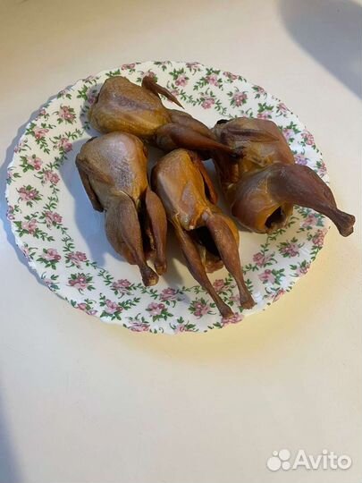 Перепелки копченые