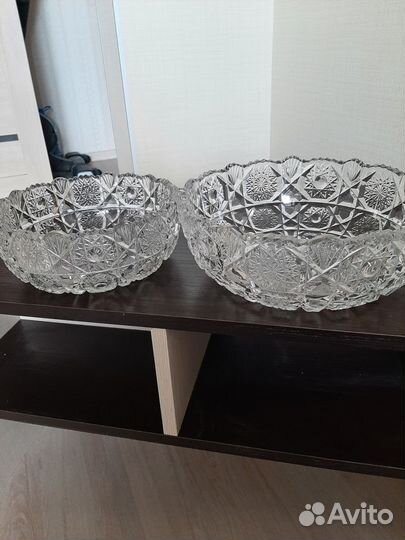 Вазы хрустальные