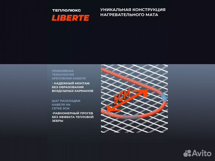Теплый пол Теплолюкс Liberte 3,5 кв.м