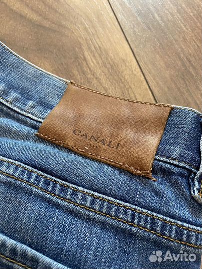 Джинсы Canali 46 синие