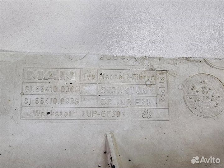 Накладка переднего крыла RH MAN 81664100306