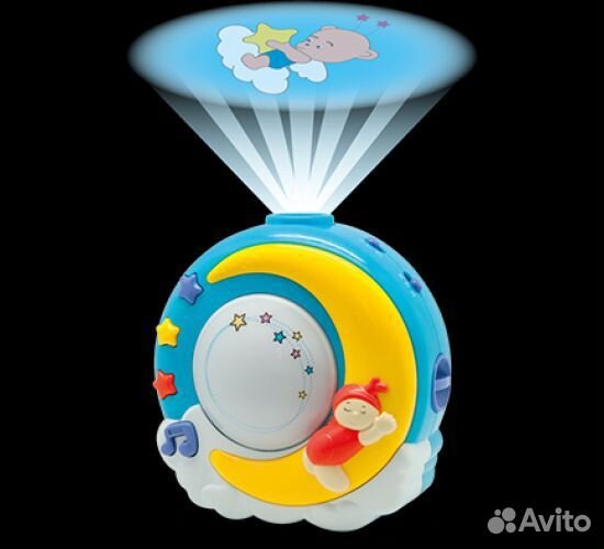 Музыкальный ночник с проектором для малышей