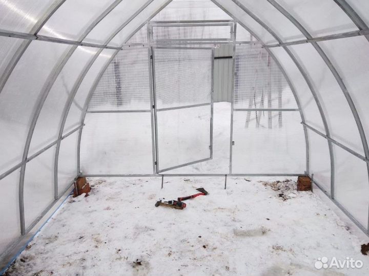 Теплица капелька усиленная