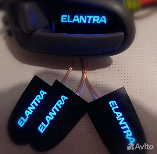 Подсветка ручек салона Hyundai sonata, elantra