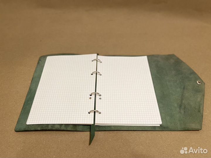 Кожанный блокнот