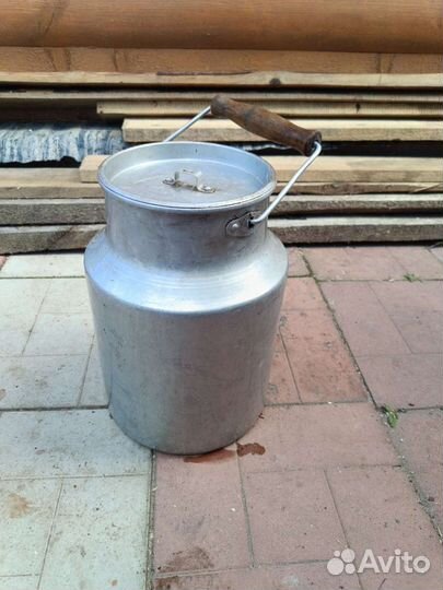 Алюминиевый бидон СССР 10л