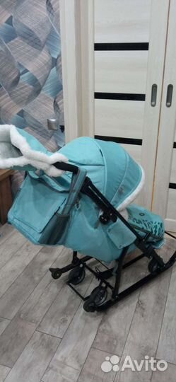 Детские санки коляска Nika Kids 7-5к