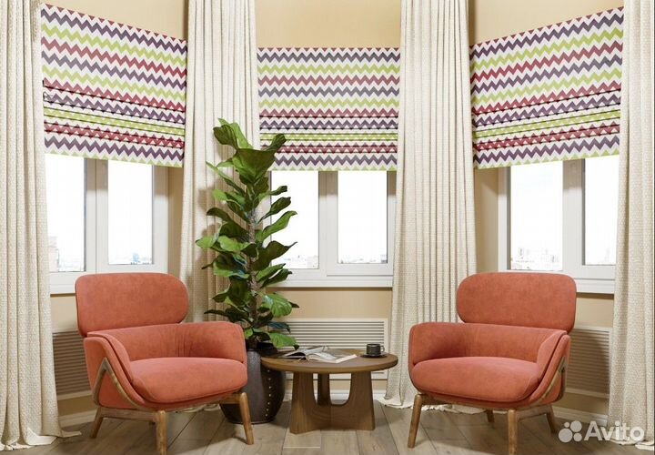 Римская штора на окно