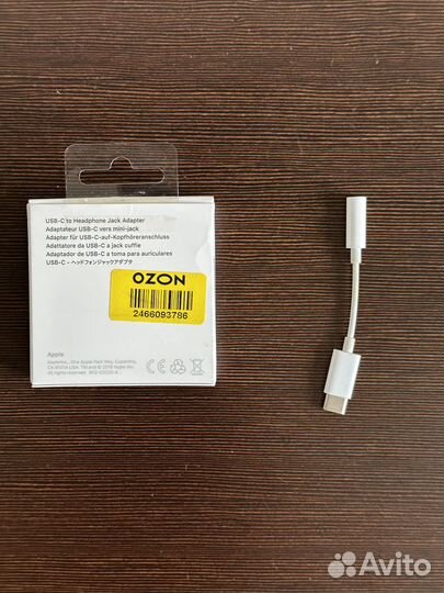 Переходник Apple USB Type-C - mini jack iPad