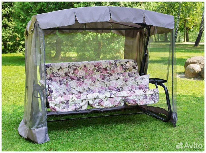 Качели садовые 3-х местные Турин-2 арт.с913