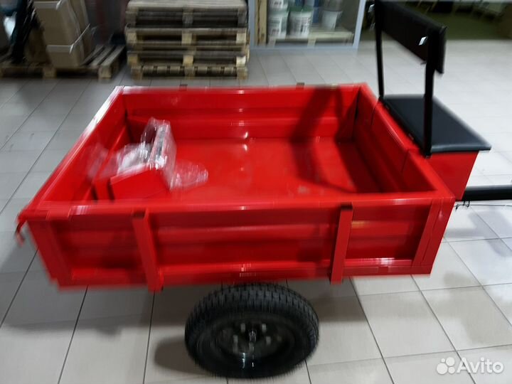 Мотоблок Honda GX420 18HP + Телега 500кг