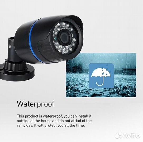 IP-камера видеонаблюдения, 3 Мп, H.265