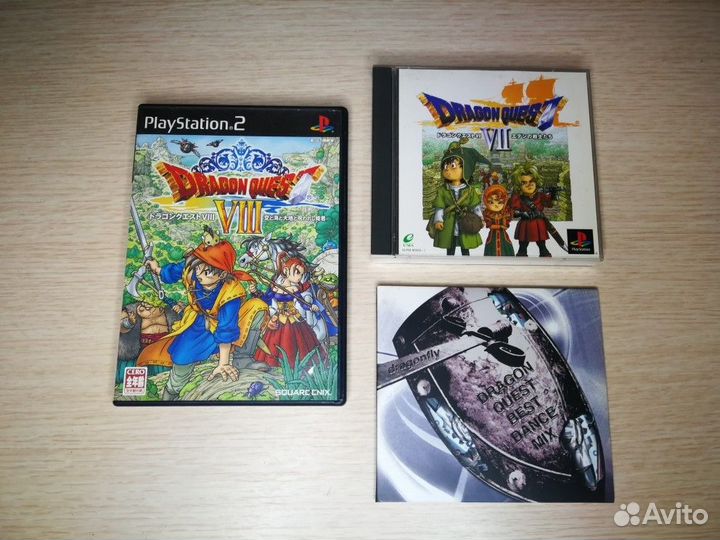Диски Dragon Quest. Оригинал из Японии