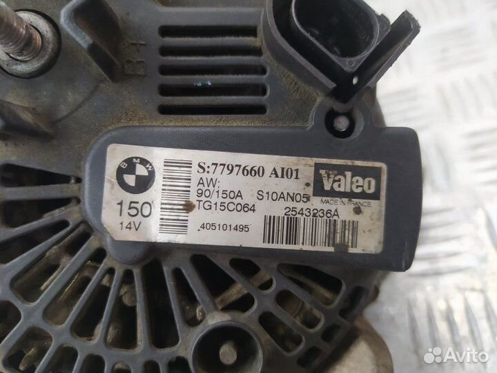 Б/У Б/У Генератор 3.0D Valeo 150A (Ж) 7797660 BMW